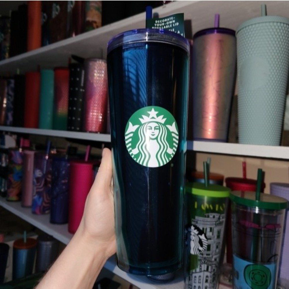 Starbucks blue venti tumbler